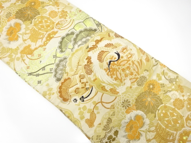 Japanese Kimono / Antique / Nagoya Obi Combined weave